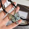 Novo Colar Borboleta Retrô Estilo Chinês Feminino Luxo Leve Design de Nicho Colar Distintivo Estilo Étnico Estilo Zen Corrente de Clavícula Versátil