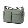 Bolso Cruzado Casual Ligero y Sencillo Transfronterizo para Hombres y Mujeres, Nuevo Bolso de Hombro Resistente al Agua de Gran Capacidad con Múltiples Bolsillos