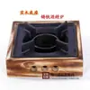 Olla de Barro Pequeña Xuzhou Granja Olla Gruesa de Hierro Fundido Vajilla Base Cuadrada de Madera Estufa de Alcohol de Hierro Fundido Olla Seca Base para Olla de Barro