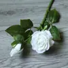 Flor Artificial con un Toque Realista, Rosa Hidratante, Flor Falsa con una Sensación Similar a la Rosa, Decoración del Hogar, Rosa Artificial Individual para Boda, Arte Floral con Toque Realista