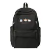Mochila Bordada de Cachorro Estilo Dulce, Color Sólido, Versátil para Niños y Niñas, Adecuada para Estudiantes de Secundaria y Preparatoria, Bolsa Escolar de Gran Capacidad