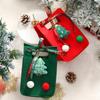 Atacado Bolsa de Maçã de Feltro de Natal Véspera de Natal Bolsa Portátil de Feltro Decoração de Doces Bolsa de Presente de Tecido de Feltro Personalização