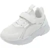Zapatillas Deportivas para Niños Modelo Primavera y Otoño 2026 para Niños Mayores, Zapatos Blancos Transpirables de Doble Malla, Zapatillas Ligeras Antideslizantes para Correr para Niños y Niñas