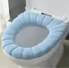 Almofada para assento de vaso sanitário para outono e inverno, universal para todas as estações, capa de assento de vaso sanitário doméstica, tapete de vaso sanitário removível e lavável