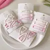 2024 Nuevo Pasador de Amor para el Cabello para Mujer Lindo Rosa Lateral Pinza para Flequillo Pequeño Adorno para la Cabeza Pasador Dopamina
