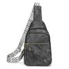 Nuevo Bolso de Pecho para Mujer Transfronterizo Bolso de Hombro Retro de Cuero Suave para Mujer Mochila Popular Bolso Bandolera Casual Coreano