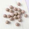 Cuentas Acrílicas de Color Macaron Mate Esmerilado de 6-20 mm DIY Cadena para Teléfono Móvil Pulsera Accesorios de Joyería con Cuentas