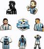Messi sapato de futebol fivela buraco sapatos sapatos flor DIY decorativo fivela mocassim sapatos cadarço fivela acessórios destacáveis transfronteiriços