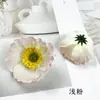 Cabeças de flor de papoula artificiais materiais para grampo de cabelo de flor de papoula DIY flores decorativas para fotografia em casa e pequenos enfeites