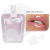 Comercio Exterior Transfronterizo Aceite para Labios Hecho a Mano DIY Brillo de Labios Producto Semi-Terminado Hidratante Perlado Shimmer Brillo de Labios Multicolor con Sabor a Fruta