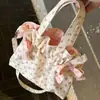 Bolso bandolera floral grande de estilo japonés para niñas, adecuado para ir al trabajo, salidas diarias y compras