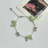 Pulsera de Mariposa de Cristal Nueva Primavera y Verano 2025 Lujo Asequible Nicho Gama Alta Dulce Elegante Fresco Estilo Pulsera para Mujeres