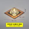 Luz de pasillo led minimalista moderna de cristal de diamante, luz de porche, downlight empotrado creativo, foco