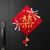 Couplets de Casamento com Palavras Felizes na Porta, Adesivos Especiais para Porta de Quarto de Casamento para Decoração de Quarto, Conjunto de Decoração de Quarto