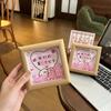 Día de San Valentín Chino Pareja Creativo Dibujos Animados DIY Marco de Fotos de Piedra de Cristal Decoración de Entrada de Dormitorio Regalo de Aniversario de San Valentín