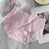 Ropa Interior de Seda de Hielo para Mujer Ropa Interior de Cintura Media para Mujer Encaje Transpirable Cómodo Sin Marcas Sexy Calzones de Encaje de Seda de Hielo para Mujer