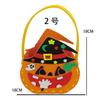Lanterna de Abóbora de Halloween Sacola para Doces ou Travessuras Cesta de Mão Decoração do Festival Fantasma Brinquedo Artesanal DIY Atacado