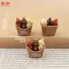 Nuevo Modelo Realista Set de Brochetas DIY Pegamento de Crema Accesorios de Resina Colgante Decoración Adornos