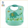 Bolsa para Comida de Bebé Impermeable Babero Infantil Babero de Bebé Bolsita Antiderrames de Silicona Imitación Babero Dividido OEM