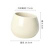 Vaso de Cerâmica Dehua Jingdezhen Estilo Creme de Alta Qualidade Phalaenopsis Planta Verde Vaso de Flores Bonsai Atacado