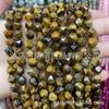 Ojo de Tigre Amarillo corte cuentas sueltas pulsera de cuentas productos semiacabados al por mayor accesorios de joyería hechos a mano diy