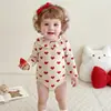 Mameluco de Bebé Estilo Verano Algodón Puro Clase A Ropa para Recién Nacidos Unisex Cuello Envolvente Traje de Gateo de Dibujos Animados