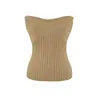 8002-26 Estilo Verão Puro Desejo Slim Fit Canelado Hot Girl Tricô Tubinho Tricô Colete em Várias Cores para Usar por Dentro ou por Fora