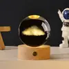 Lámpara de noche personalizada de bola de cristal luminosa, un regalo conmemorativo creativo y práctico para niños y niñas en su cumpleaños, o como decoración para el Día del Maestro.