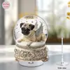 Impresión Plana Transfronteriza 2D Plano Rotación 360 Perro Pug Lindo