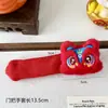 Año Nuevo Año de la Serpiente Festivo Cubierta Protectora para Manija de Puerta Moda Nacional Muñeco de Felpa Danza del León Festival de Primavera Decoración de Manija de Puerta para el Hogar