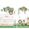 Decoraciones para Baby Shower en la Jungla Platos Servilletas y Mantel para Niño Set Temática de Animales Fiesta en la Jungla