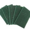 Atacado de fábrica 8698 Verde 5*8 polegadas esponja de limpeza industrial folha de nylon pano para vegetais e melões pano de trefilação de arame de aço inoxidável