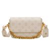 Bolso de textura de moda popular de este año para mujer verano 2025 nuevo nicho bolso de mensajero de cadena que combina con todo bolso de hombro cuadrado pequeño