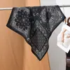 Bufanda de seda de espiga vintage para mujer, adecuada para primavera y otoño, pañuelo cuadrado pequeño, bufanda elegante para cuello de camisa, bufanda para cuello de traje, faja de cintura de moda y chal