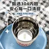 Taza de café de acero inoxidable 304 transfronteriza con tapa, taza para bebidas frías, taza portátil práctica, termo para oficina y estudiantes