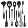 Amazon Silicone All-inclusive Kitchenware Conjunto de 10 peças Antiaderente Utensílios para Cozinhar e Assar