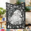 Manta de Navidad con graffiti transfronteriza de Halloween anillo Cnket hecha a mano DIY para colorear nuevo producto