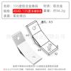 Accesorios de perfil de aluminio industrial pieza de ángulo interno 135 conector de ángulo 4040 soporte de 135 grados código de ángulo