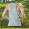 Nuevo chaleco de running de verano para hombre, top profesional de tirantes estrechos de secado rápido para maratón, camiseta deportiva sin mangas para fitness