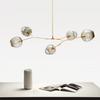 Lámpara de araña minimalista posmoderna para sala de estar, frijol mágico, dormitorio, comedor, arte, estilo industrial, espiga de pescado, rama de árbol, nórdica, molecular