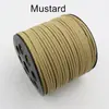 10m / Pacote Corda de Veludo Dupla Face Veludo Coreano Acessórios para Pingente DIY Pulseira Trançada de 2,5mm Colar Corda de Couro