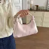 Bolsa de Dumpling com Alça Torcida Única para Mulheres, Nova Bolsa Transversal Hobo Versátil de Verão 2026, Mini Bolsa de Mão para o Dia a Dia