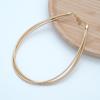 Joyería Transfronteriza Europea y Americana Estilo Ins Versátil Hueso de Serpiente Plano Avanzado Borla Multicapa Personalizada Tendencia de Moda Cadena Clavícula
