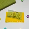 Série de Bolsas de Armazenamento A6 Folha Solta Acessórios para Caderno Bolsa de Armazenamento Miolo de Reposição Páginas Internas