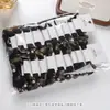 Cuerda para el pelo montada en tarjeta, Goma para el pelo de perlas de alta gama, Anillo de intestino pequeño de encaje a cuadros a la moda, Cuerda para el pelo, Accesorios para el pelo, Goma para coleta
