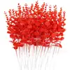 Hoja de Eucalipto de Pulpa Única Simulada Decoración Ins Muebles para el Hogar Accesorios para Arreglos Florales de Boda Plantas Verdes Simuladas