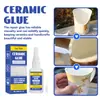 Pegamento Adhesivo Cerámico Jue Fish Adhesivo Conveniente para Cerámica del Hogar para Reparar Grietas y Daños en Cerámica Pegamento Adhesivo Multifuncional
