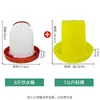 Cubo para Alimento de Pollo, Comedero para Pollos, Cubo de Alimento, Plato de Comida para Pollitos, Bebedero Automático para Pollos, Bebedero para Pollos