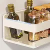 Estante de Almacenamiento Magnético sin Taladro para Cocina, Refrigerador, Lavadora, Estante de Pared para Especias, Estante para Almacenamiento de Papel Film para Uso en Refrigerador