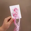 Trenzas de Peluca Kuromi para Niños, Ligas Trenzadas para el Cabello de Niñas, Diademas con Moño, Trenzas de Boxeadora para Niñas, Cuerdas para el Cabello, Accesorios para el Cabello